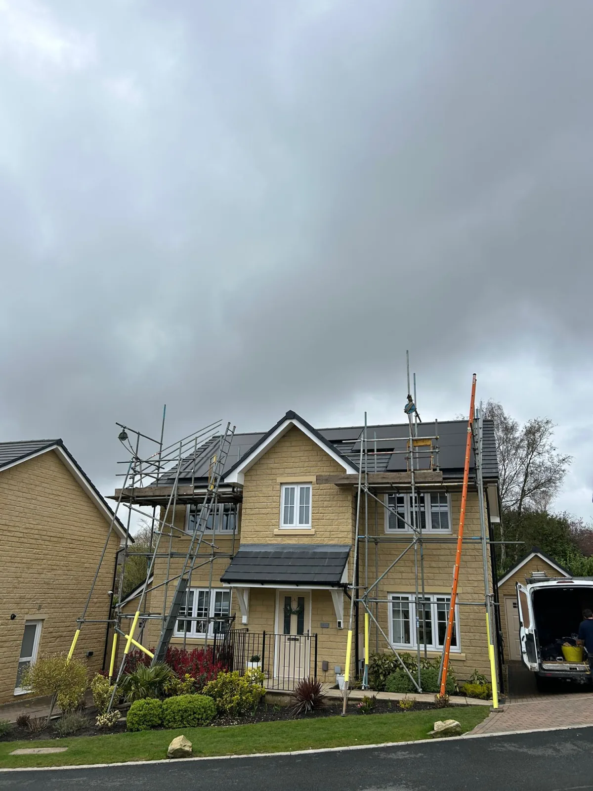 Install in progress in Chester