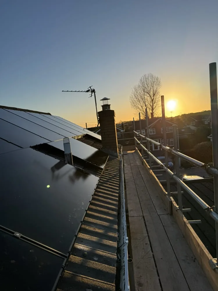 Rooftop work in Liverpool