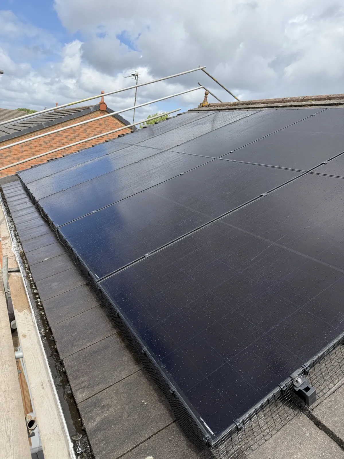 Solar panels fitted in Warrington